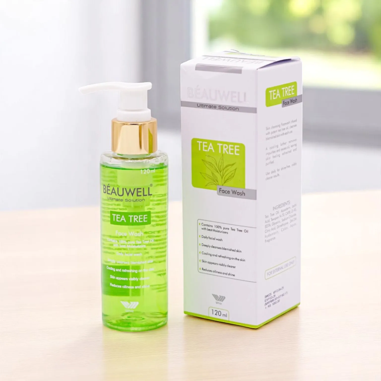 BEAUWELL TEA TREE FACE WASH - Image 3